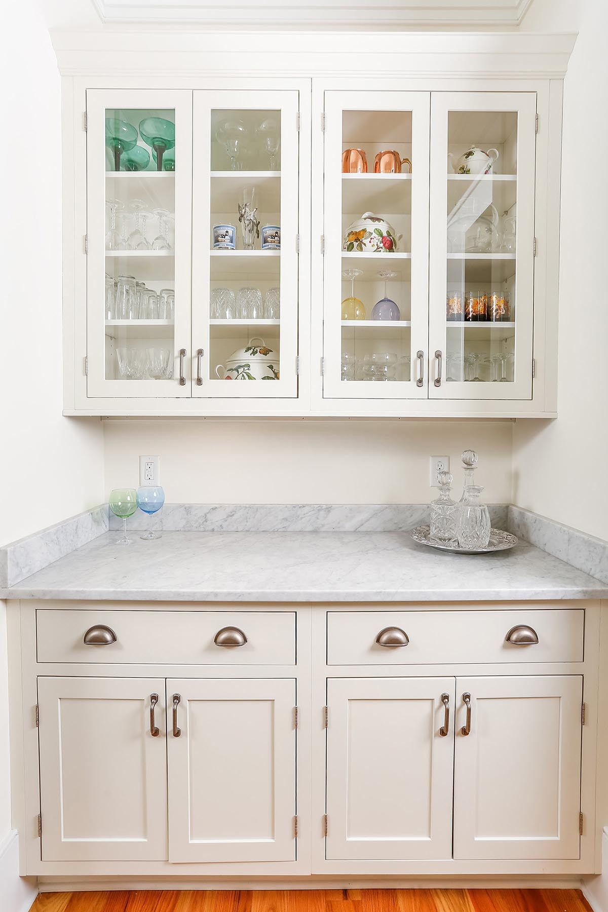 White Pantry Cabinets For Kitchen
 Luxury South Carolina Home features Inset Shaker Cabinets