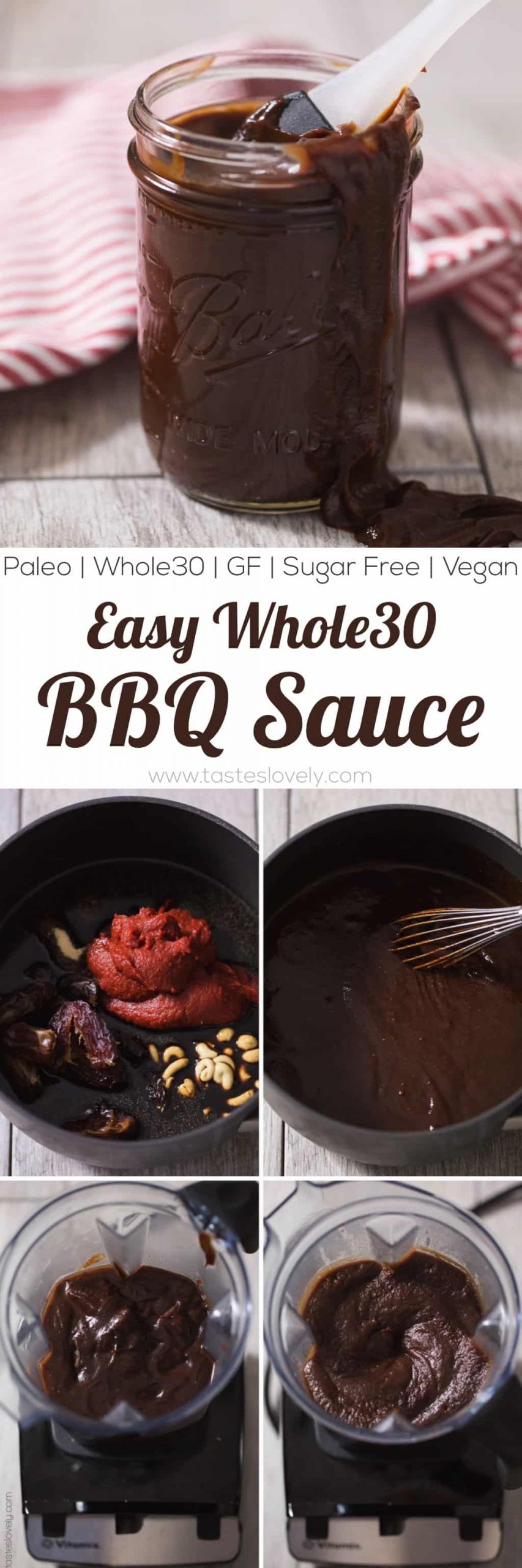 Whole 30 Sauces
 Easy Whole30 BBQ Sauce Tessemae s Copycat Tastes Lovely
