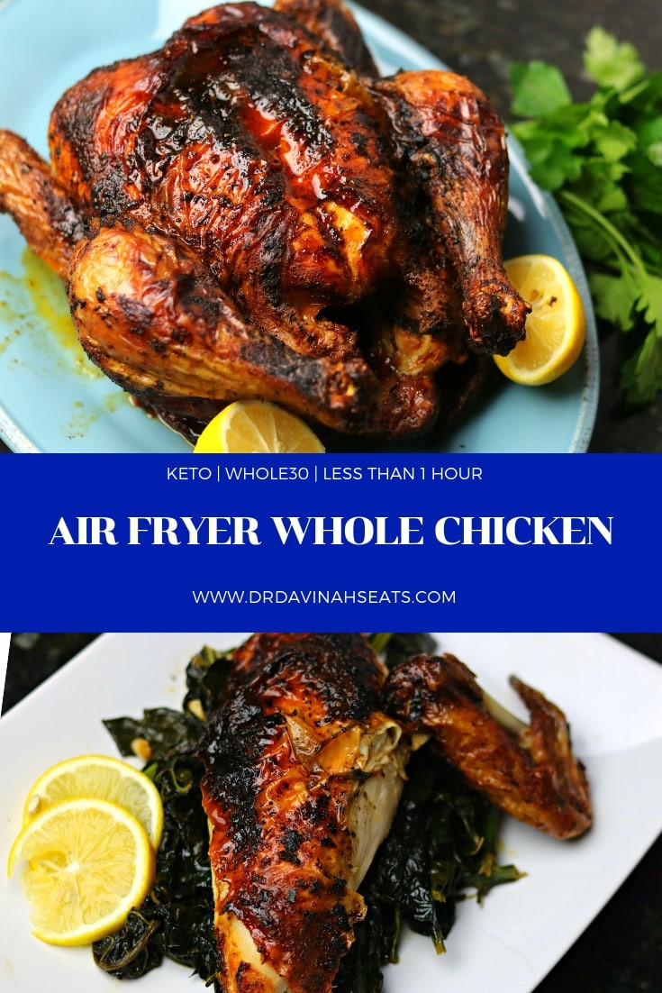 Whole Chicken In Air Fryer
 Air Fryer Whole Chicken Keto & Whole30