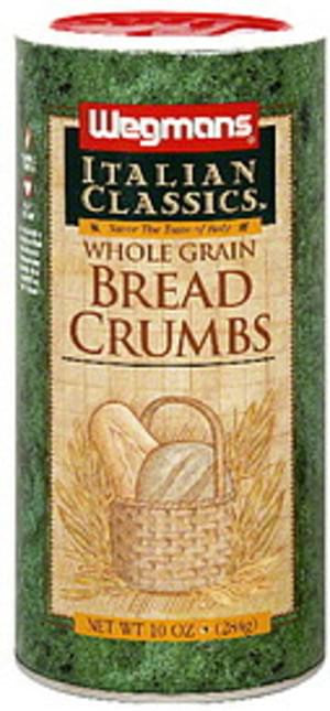 Whole Grain Bread Crumbs
 Wegmans Whole Grain Bread Crumbs 10 oz Nutrition
