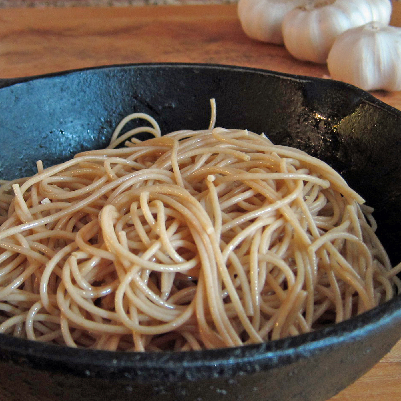 Whole Grain Spaghetti
 Whole Wheat Spaghetti with Garlic & Olive Oil Recipe