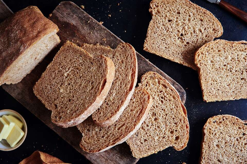 Whole Wheat Sourdough Sandwich Bread
 Whole Wheat Sourdough Bread