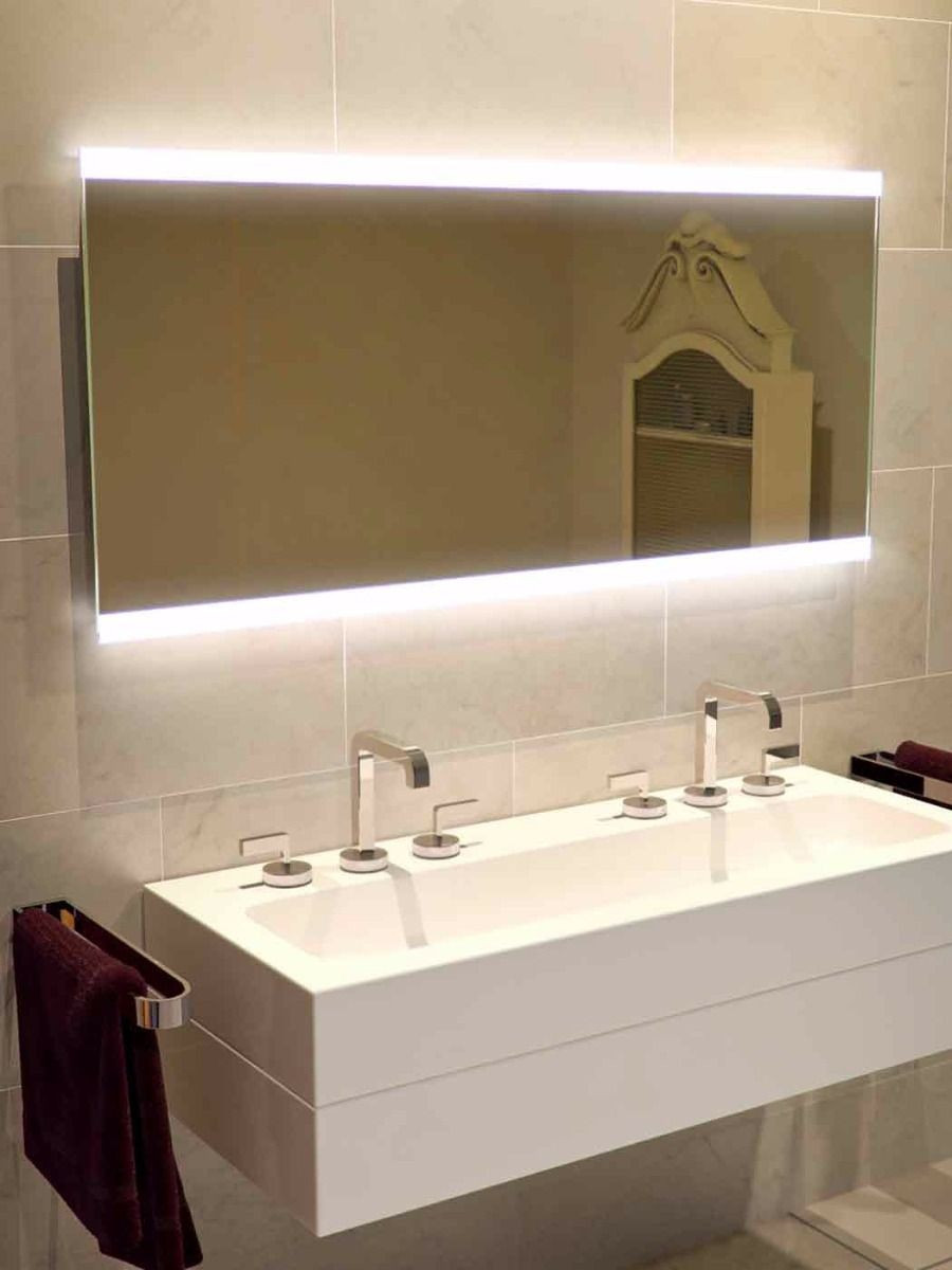 Wide Bathroom Mirrors
 Audio Havana Double Edge Bathroom Mirror