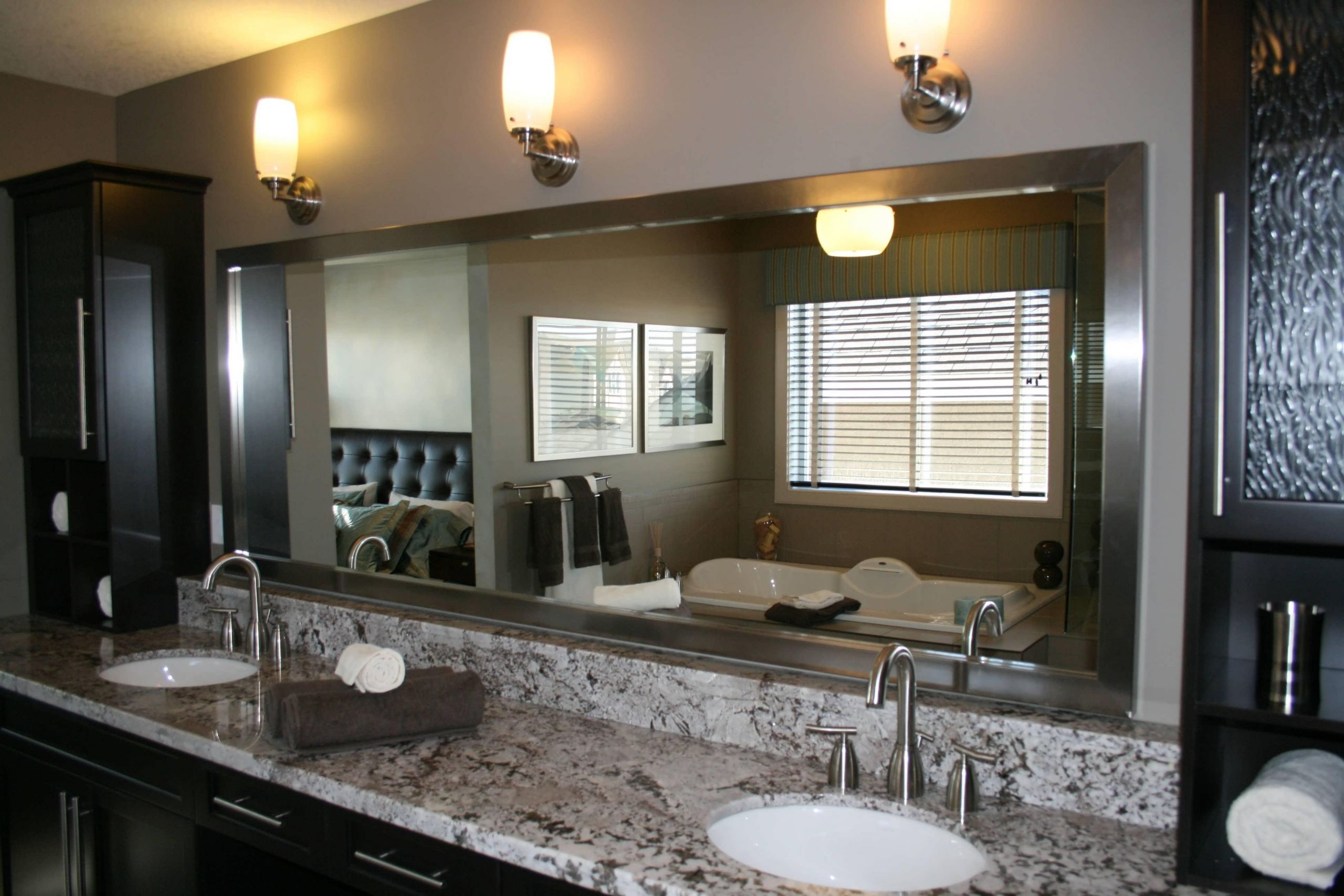 Wide Bathroom Mirrors
 20 Ideas of Mirrors for Bathroom Walls