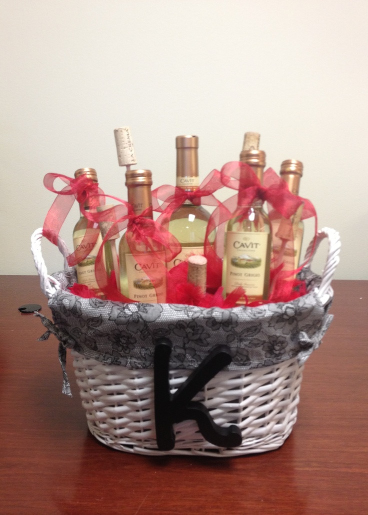 Wine Glass Gift Basket Ideas
 30 best ideas about Wine Gift Baskets on Pinterest