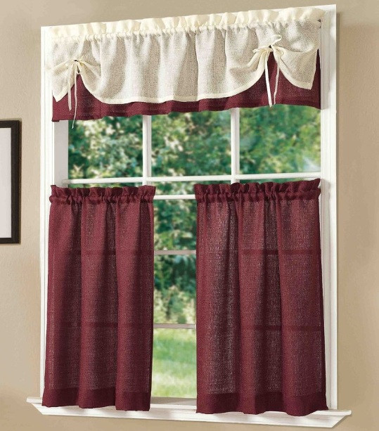 Wine Themed Kitchen Curtains
 Wine themed kitchen curtains with wine bottle prints