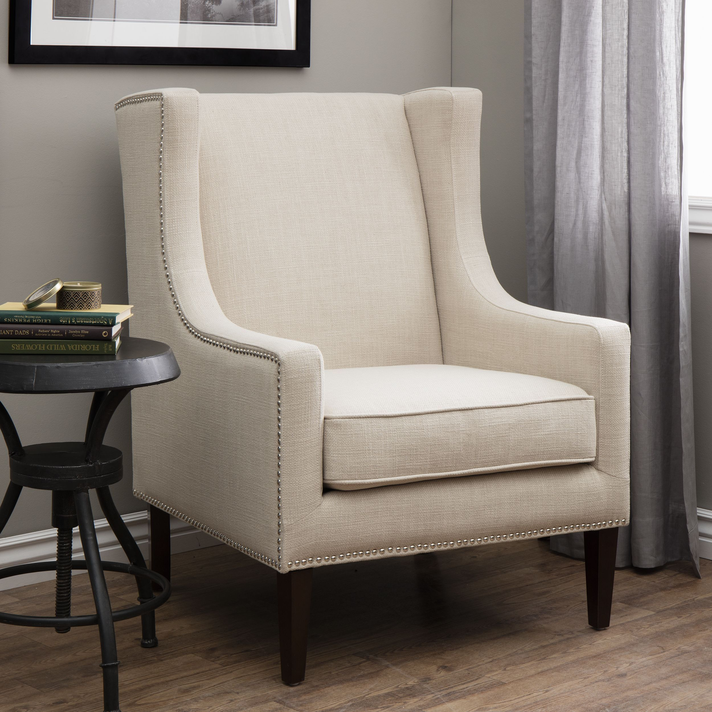 Wingback Living Room Chairs
 Add a modern touch to your home decor with this stylish