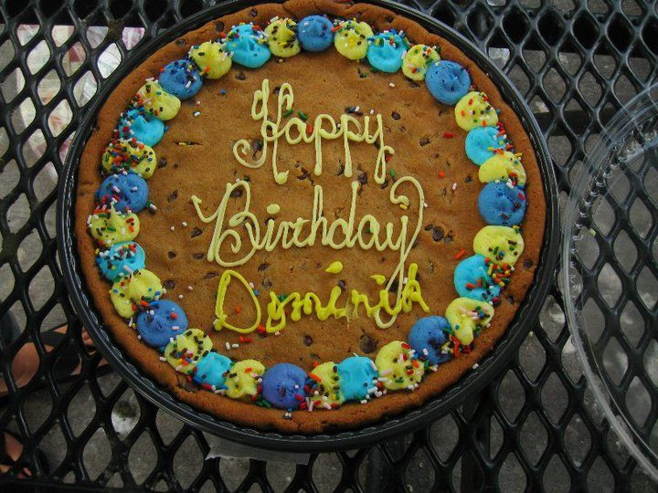 Winn Dixie Birthday Cakes
 Cookie cake from winn dixie
