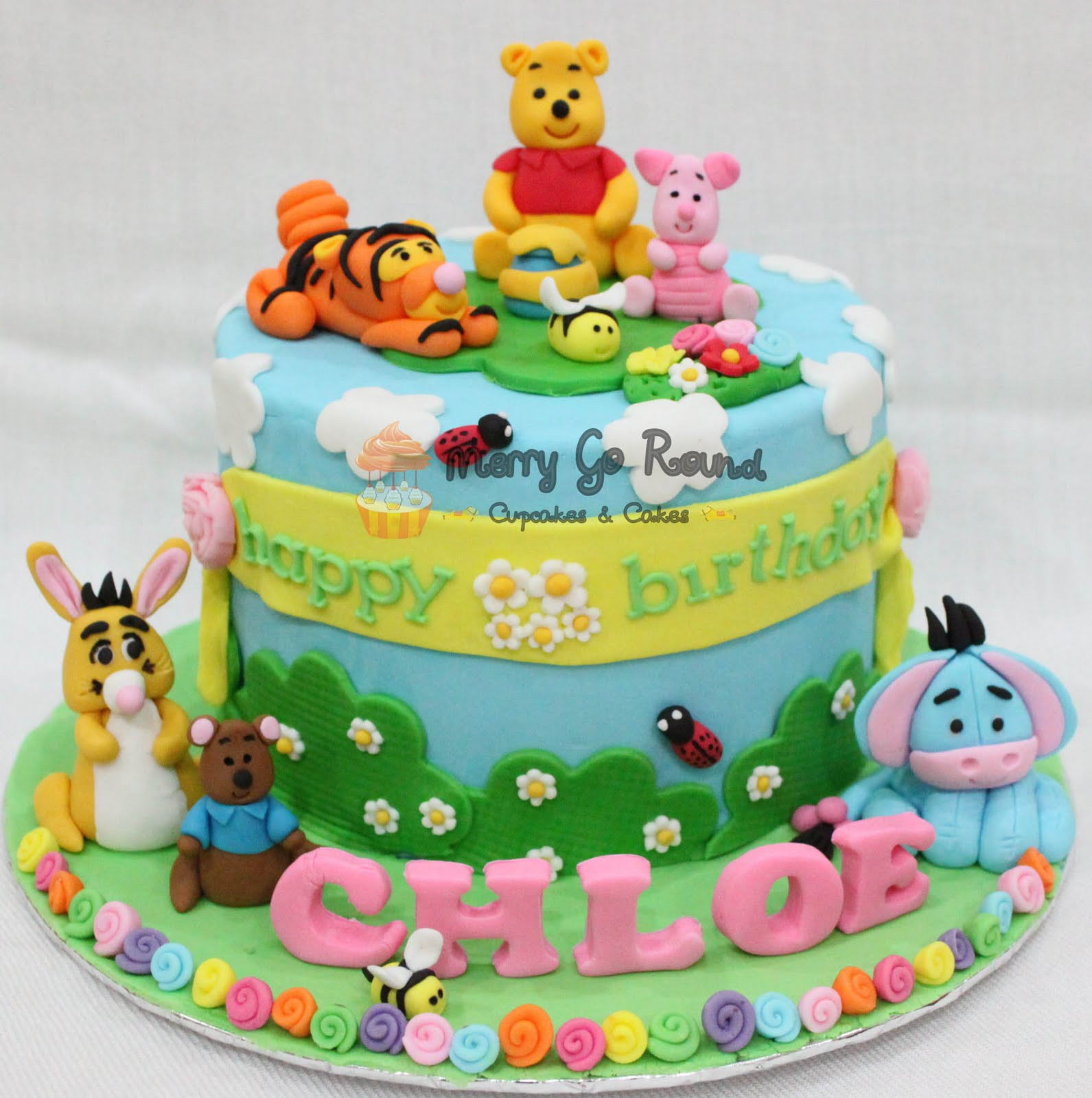 Winnie The Pooh Birthday Cakes
 Merry Go Round Cupcakes & Cakes Winnie The Pooh