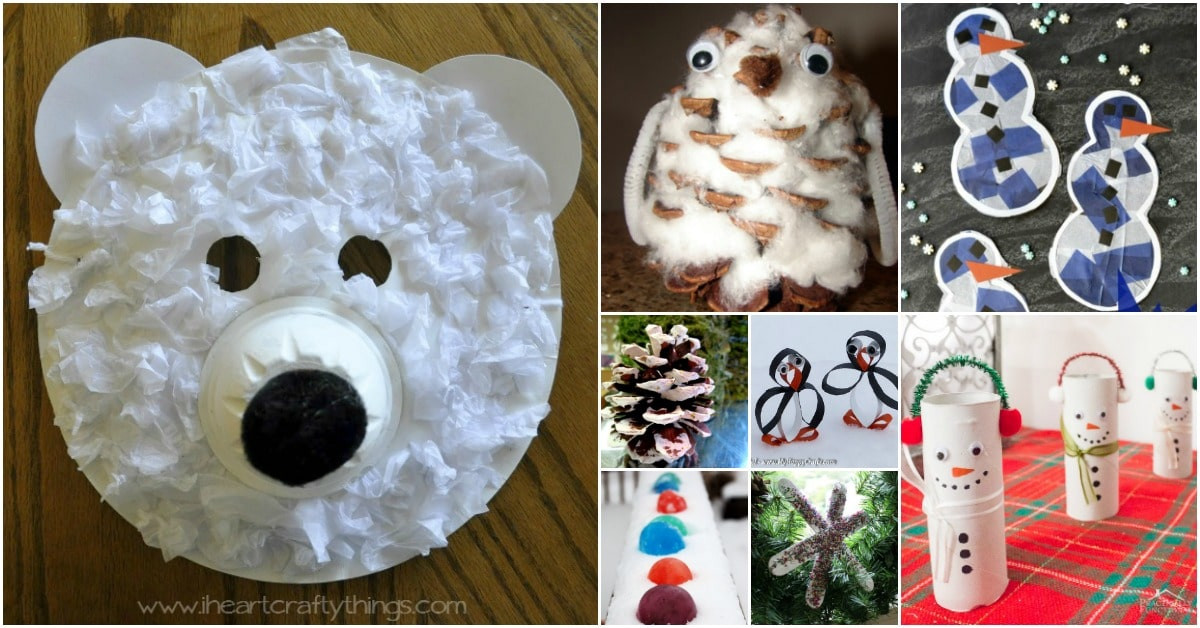 Winter Arts And Crafts For Kids
 30 Fun Winter Crafts To Keep Your Kids Busy Indoors When