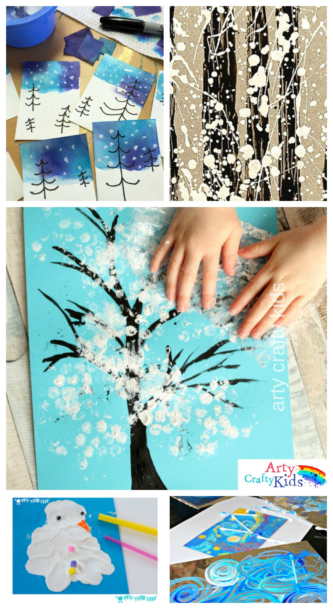 Winter Crafts Toddlers
 14 Wonderful Winter Art Projects for Kids Arty Crafty Kids