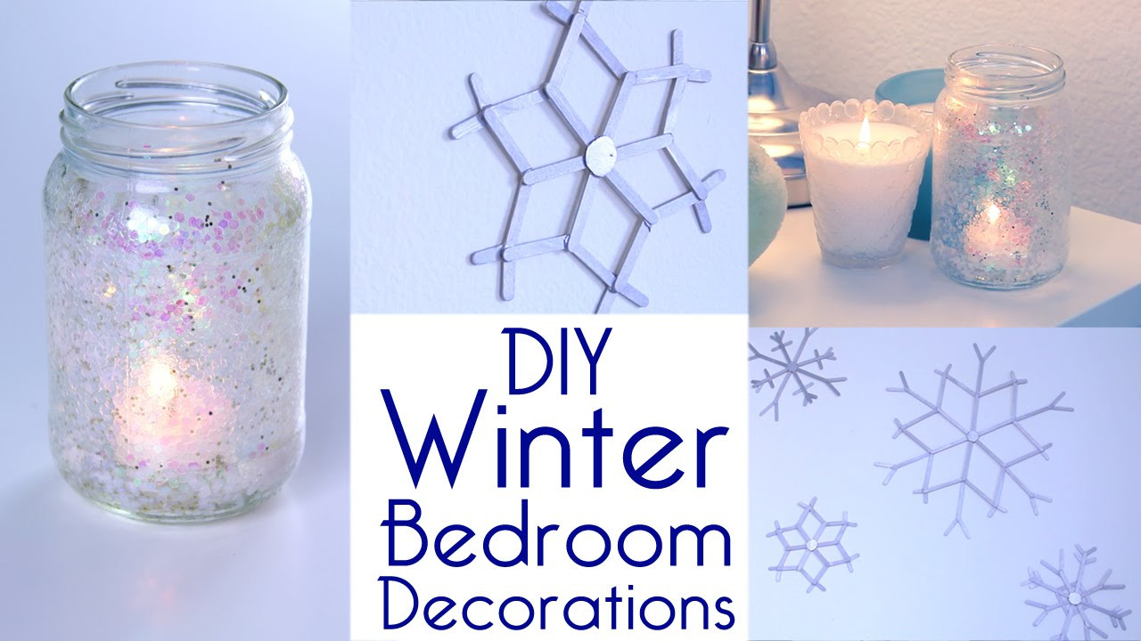 Winter Decor DIY
 Room Decor DIY Winter Bedroom Decorations Tutorial