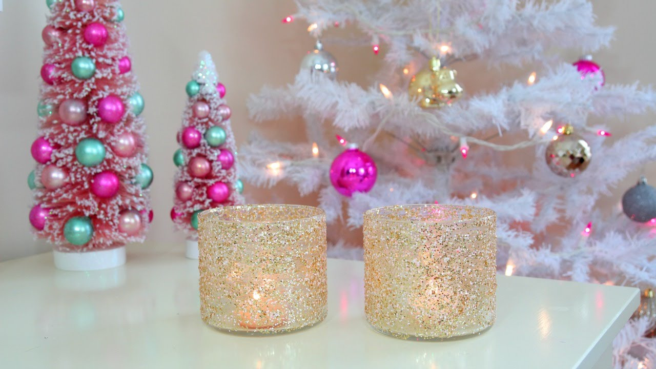 Winter Decor DIY
 DIY Christmas Winter Room Decor Frosty Glitter Jars