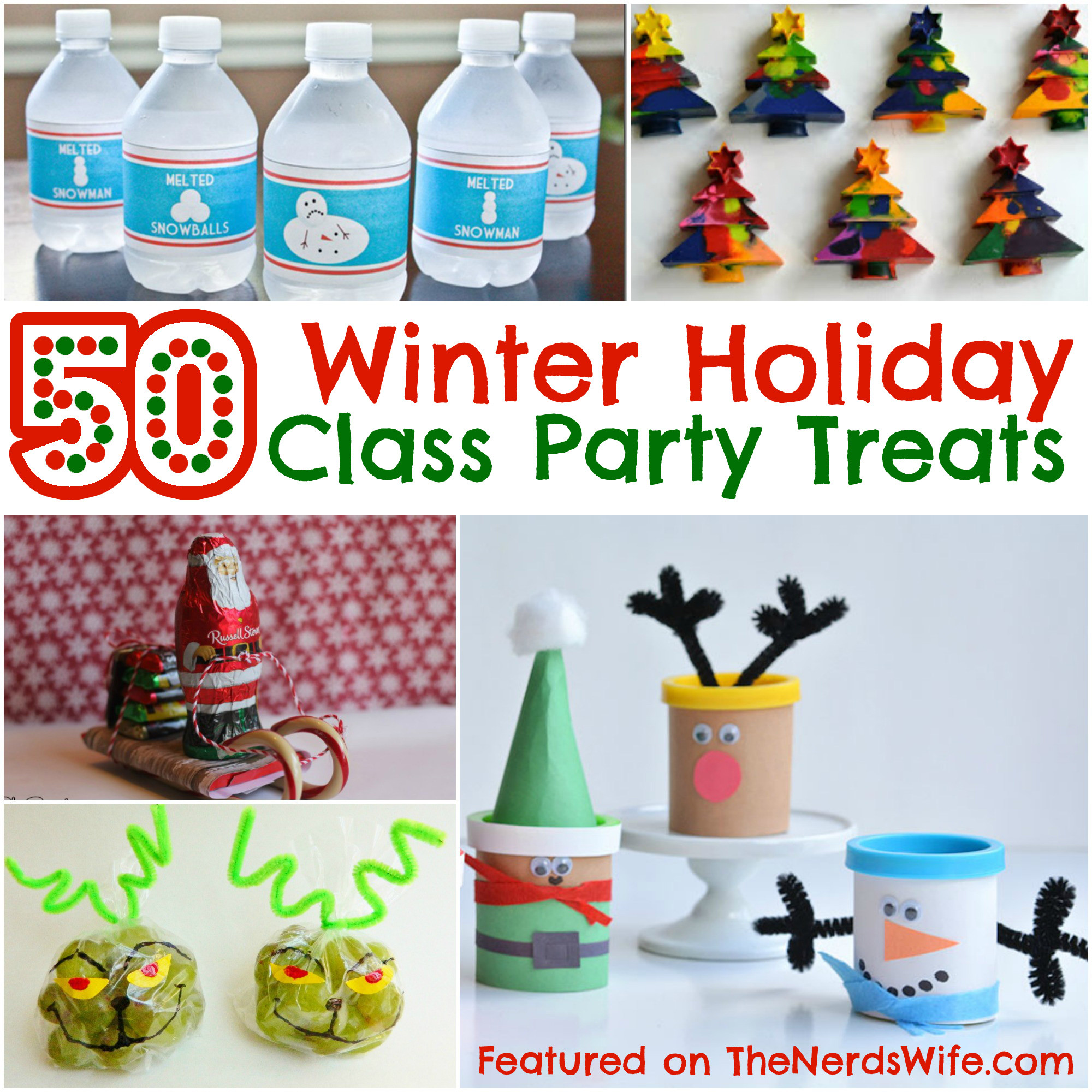 Winter Holiday Party Ideas
 50 Winter Holiday Class Party Treats