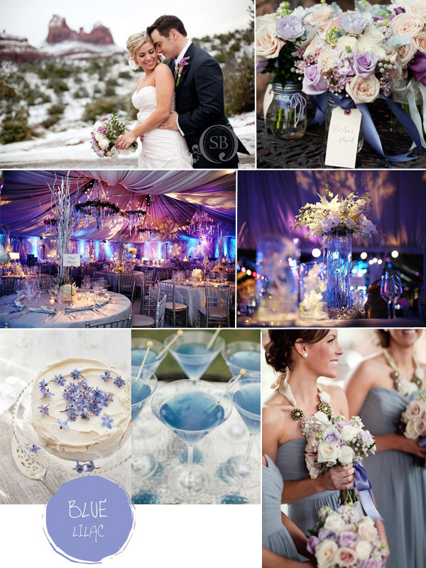 Winter Wedding Colors
 Purple Hues for Winter Wedding Color Ideas and Bridesmaid