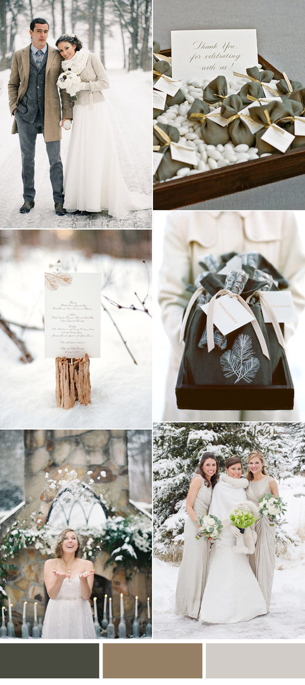 Winter Wedding Colors
 Top 10 Winter Wedding Color bos 2016
