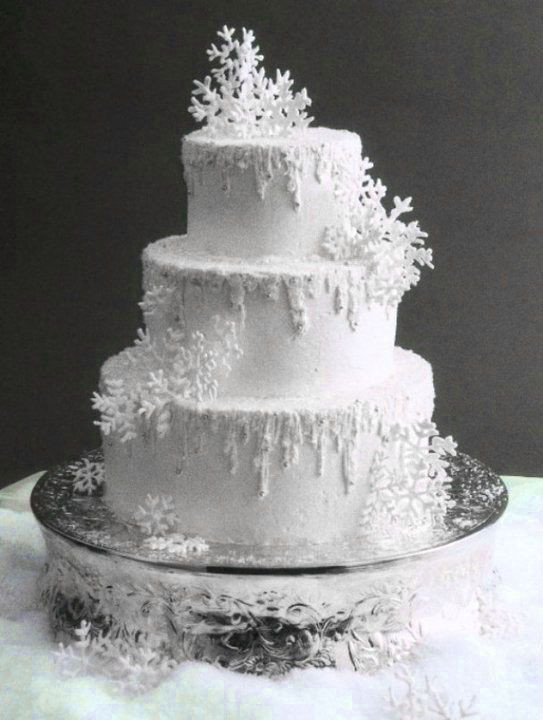 Winter Wonderland Wedding Cakes
 6 Super Dreamy Winter Wonderland Wedding Cakes