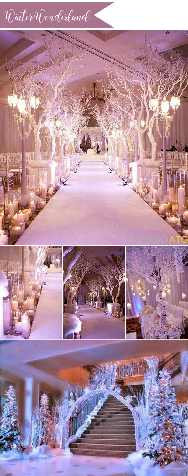 Winter Wonderland Wedding Colors
 Unique Dreamy Fairytale Wedding Ideas for 2017 Trends