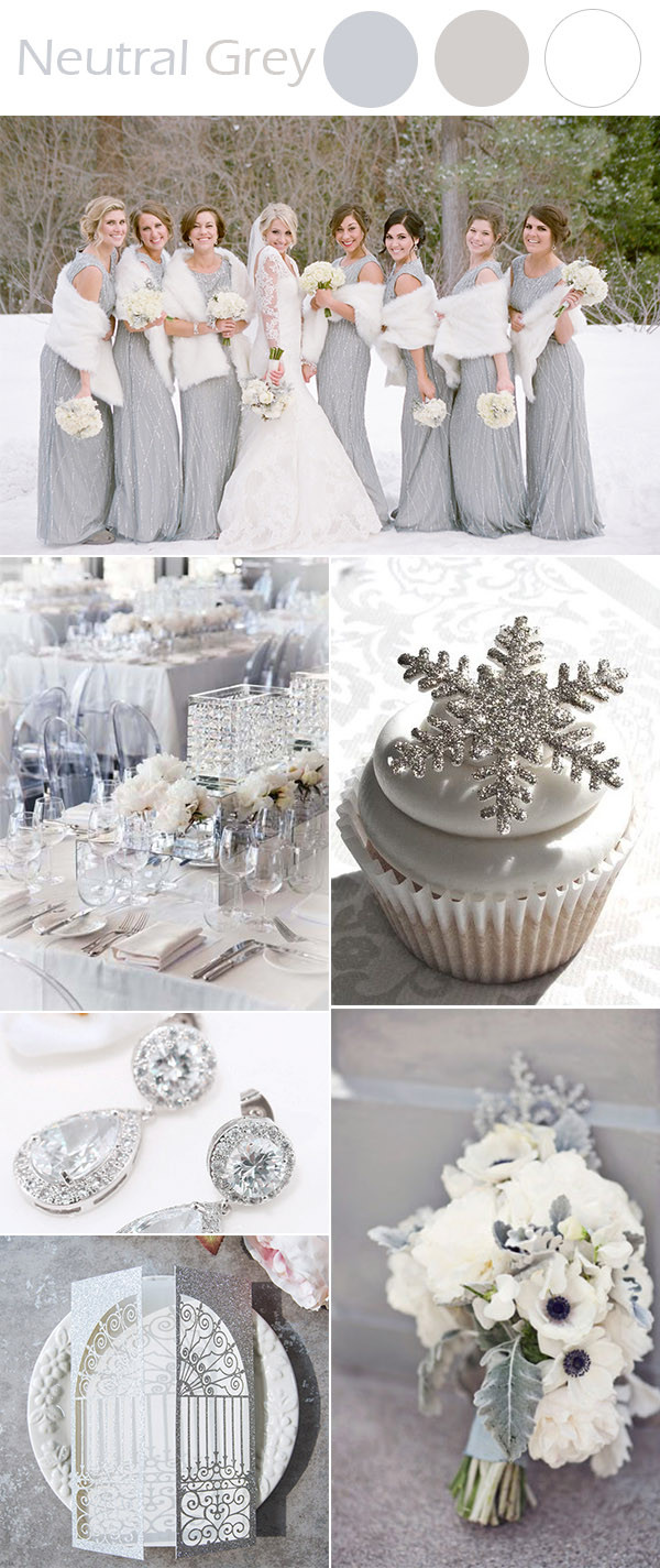 Winter Wonderland Wedding Colors
 The Best 10 Winter Wedding Colors to Inspire