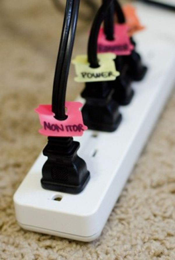 Wire Organizer DIY
 15 DIY Cord And Cable Organizers For A Clean And