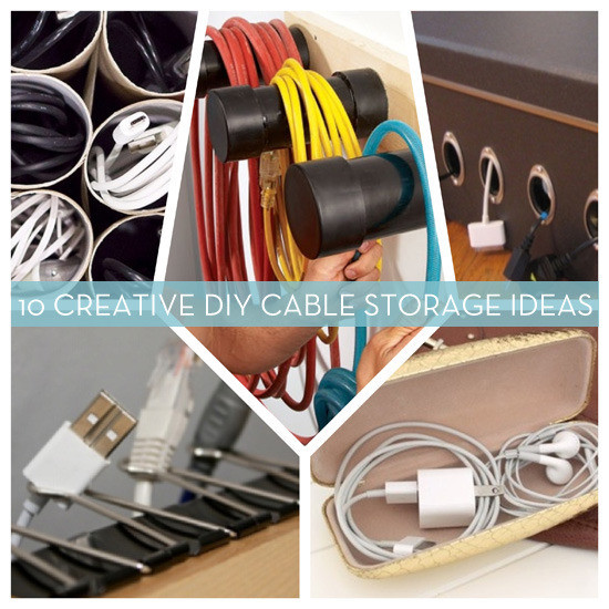 Wire Organizer DIY
 Roundup 10 DIY Cord and Cable Organizers