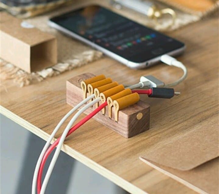 Wire Organizer DIY
 Be Neat and Tangle Free with These 11 Clever Cable