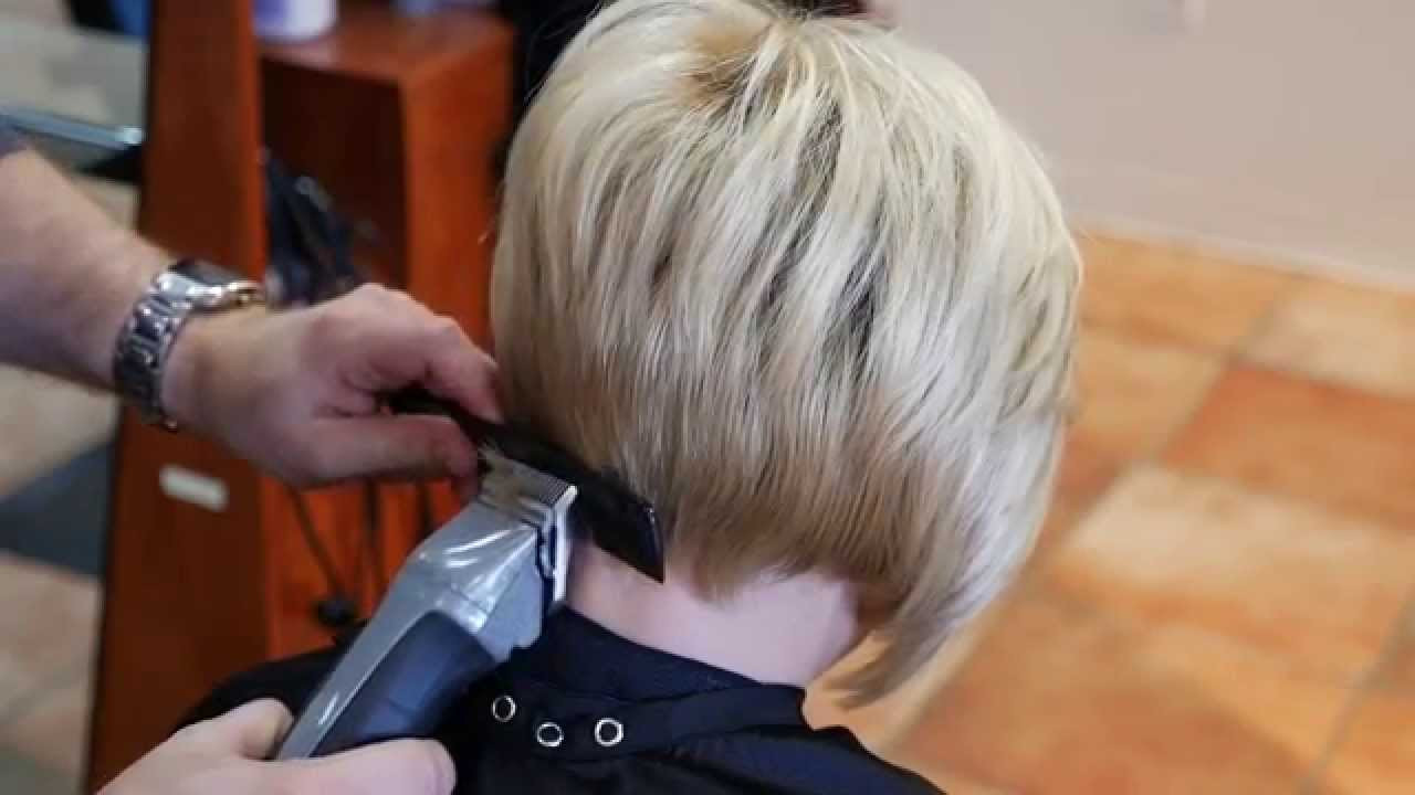 Women'S Neckline Haircuts
 How to Taper a Female Neckline TheSalonGuy