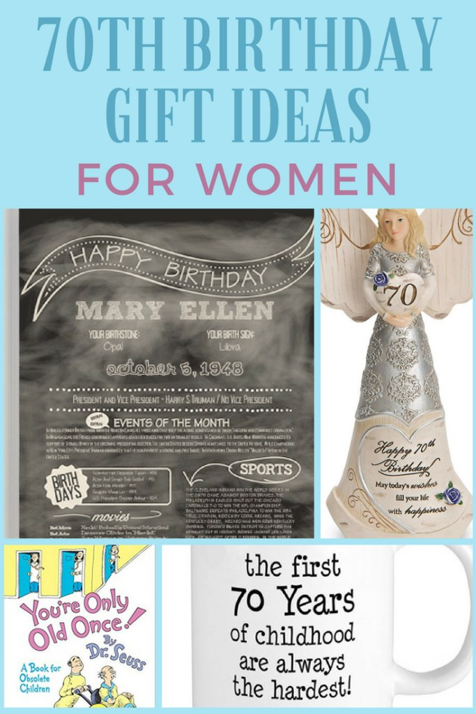 Womens Birthday Gift Ideas
 70th Birthday Gift Ideas for Women