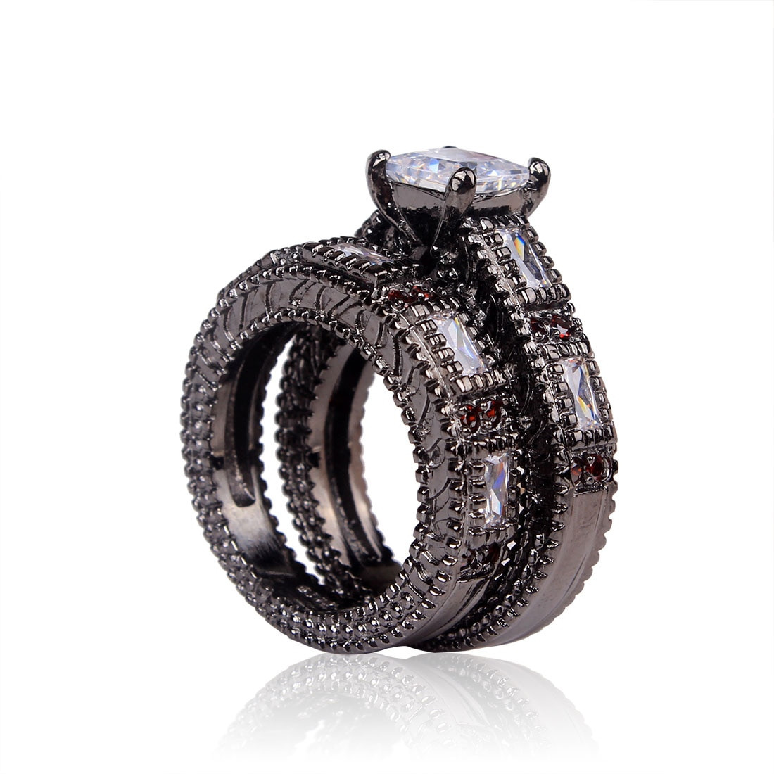 Womens Black Wedding Rings
 Aliexpress Buy cheap black ring 2016 women wedding
