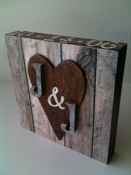 Wood Craft Gift Ideas
 My husband and I follow traditional wedding anniversary