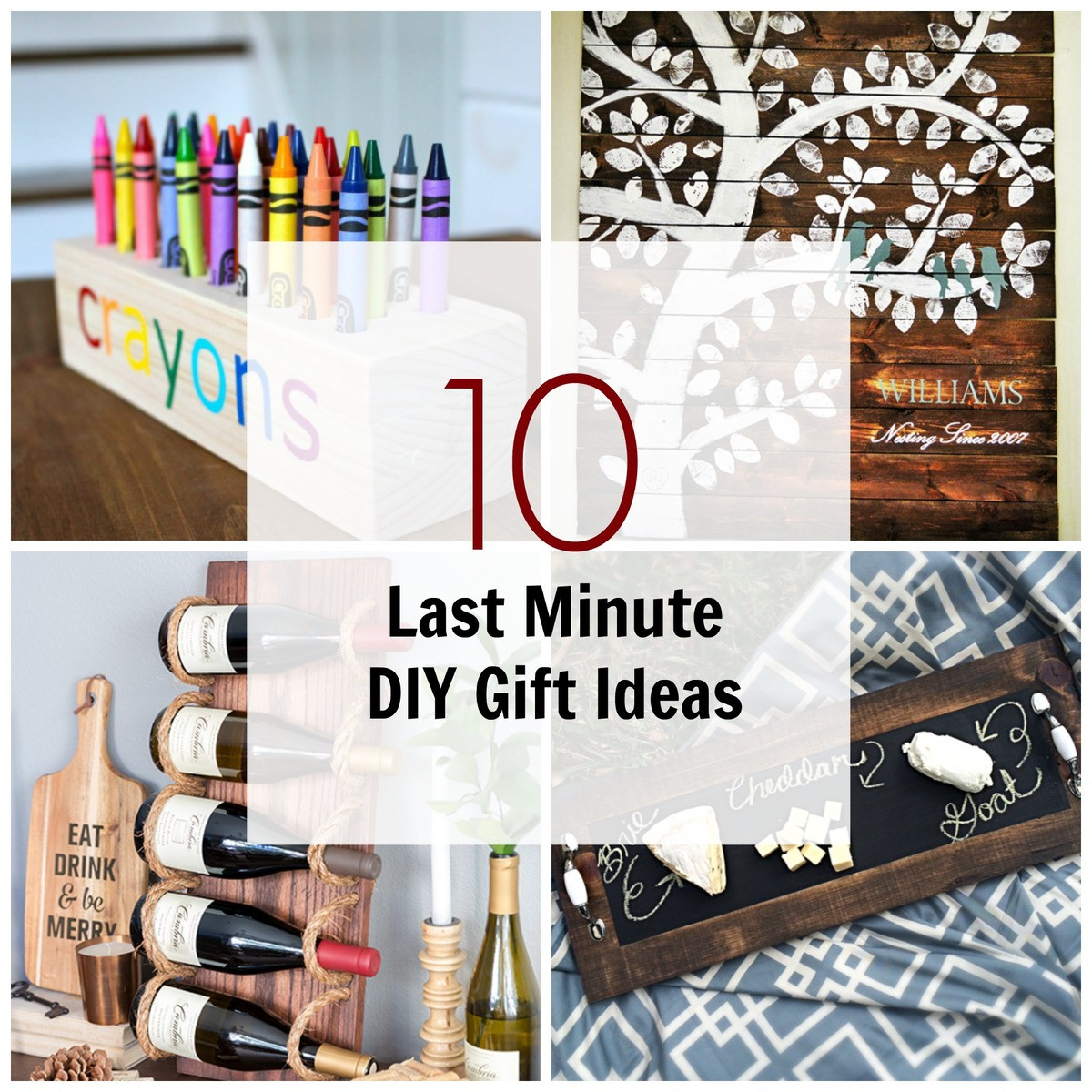 Wood Craft Gift Ideas
 10 Last Minute DIY Wood Gifts that you Can Make