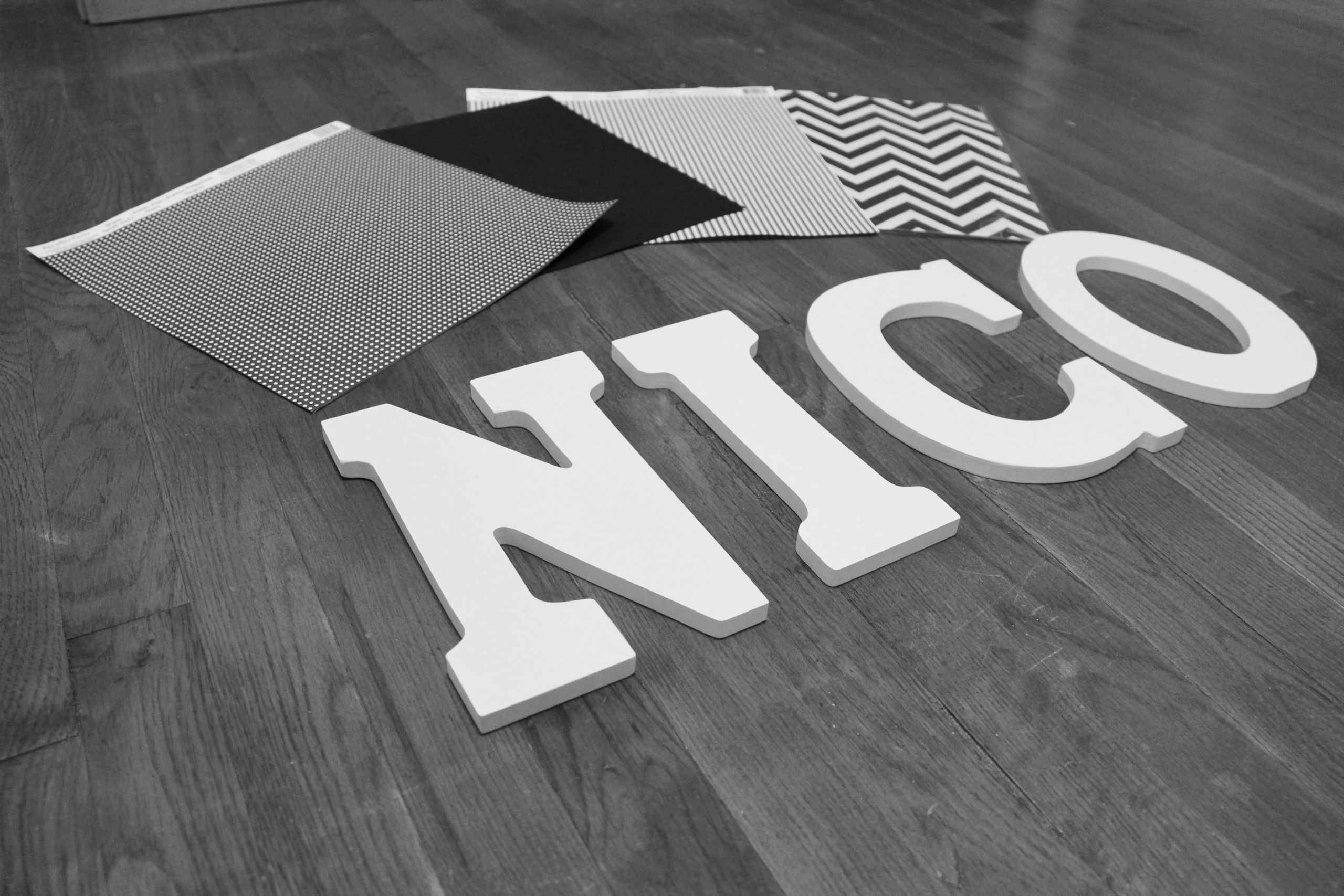 Wood Letter DIY
 DIY Decorate Wooden Letters for Nursery