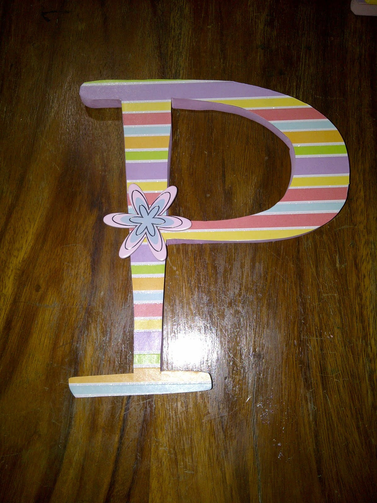 Wood Letter DIY
 Lucky Girl DIY Decorate Wooden Letters Part II