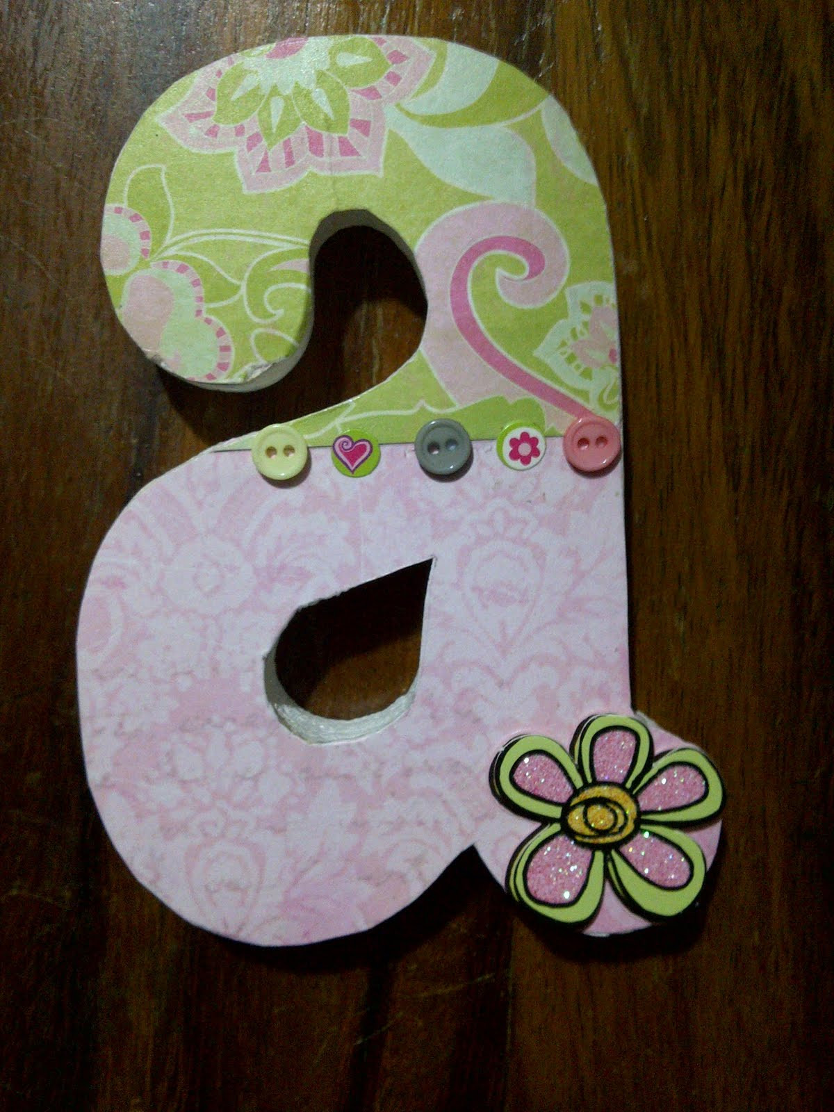 Wood Letter DIY
 Lucky Girl DIY Decorate Wooden Letters