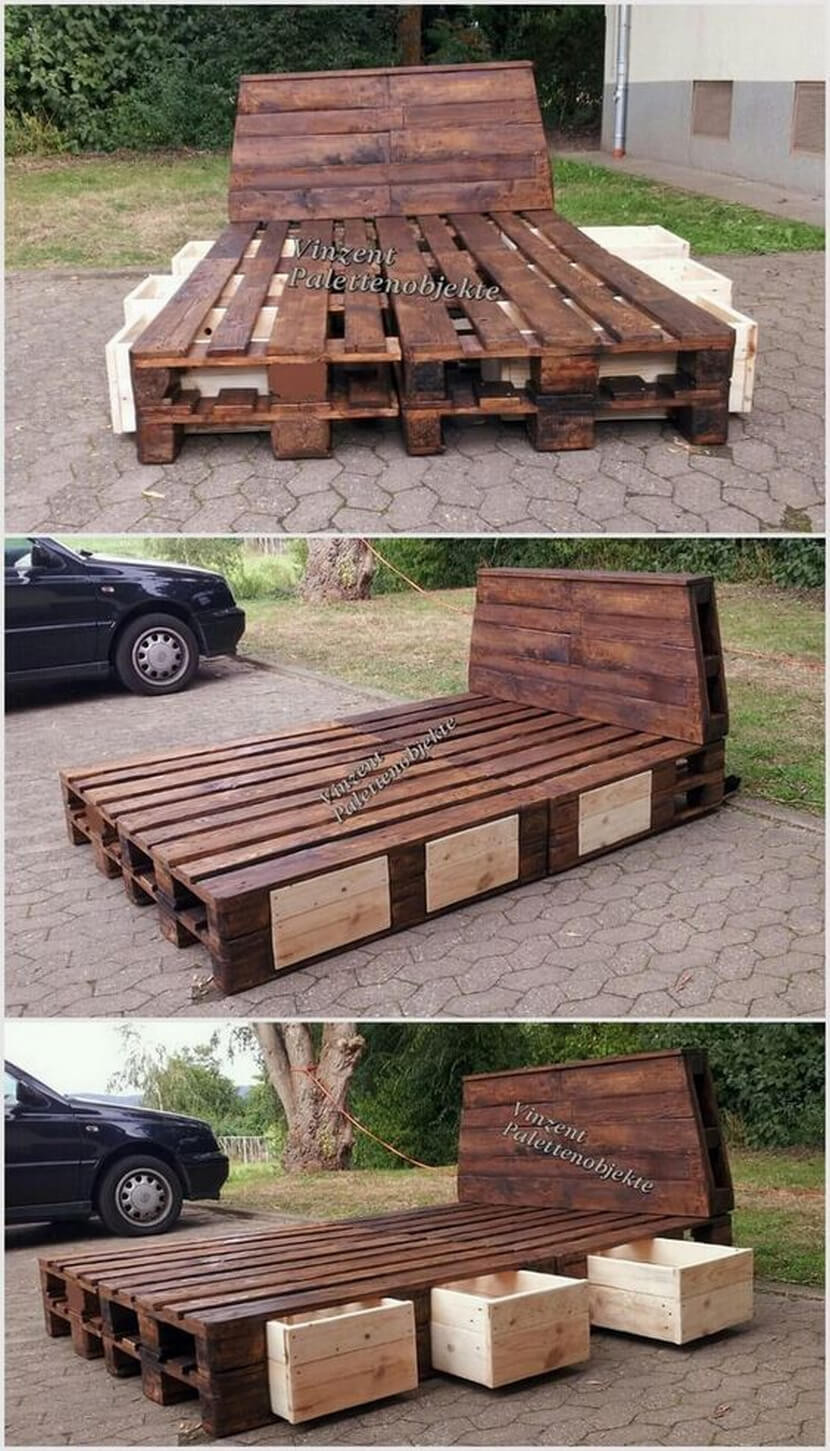 Wood Pallet DIY Ideas
 100 DIY Ideas For Wood Pallet Beds