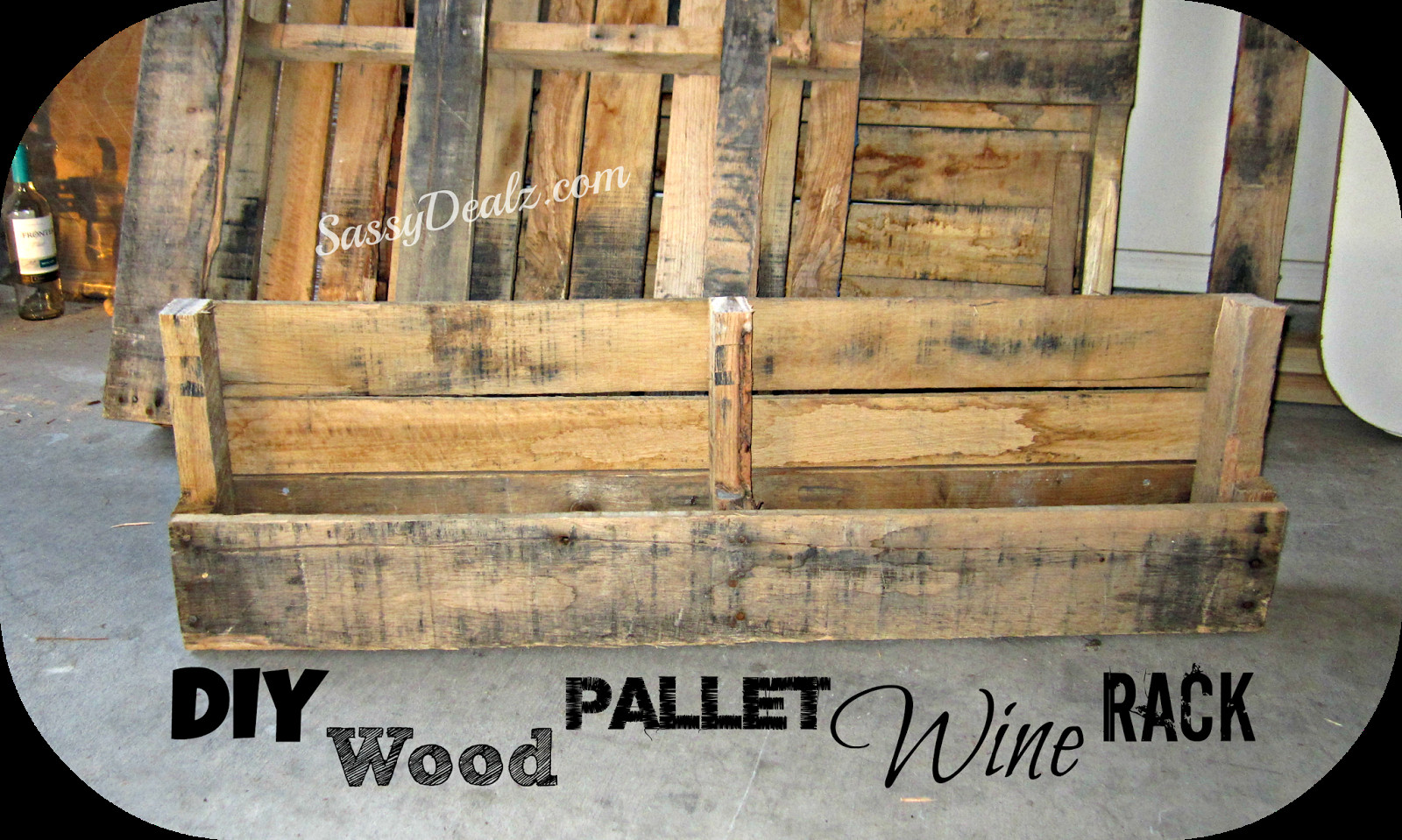 Wood Pallet Wine Rack DIY
 DIY How To Make A Wine or Magazine Rack Out of a Wood