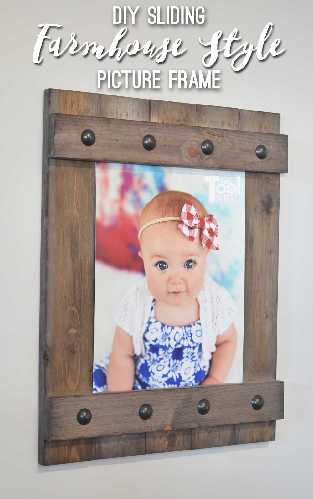 Wood Picture Frames DIY
 DIY Easy Farmhouse Style Frame Her Tool Belt