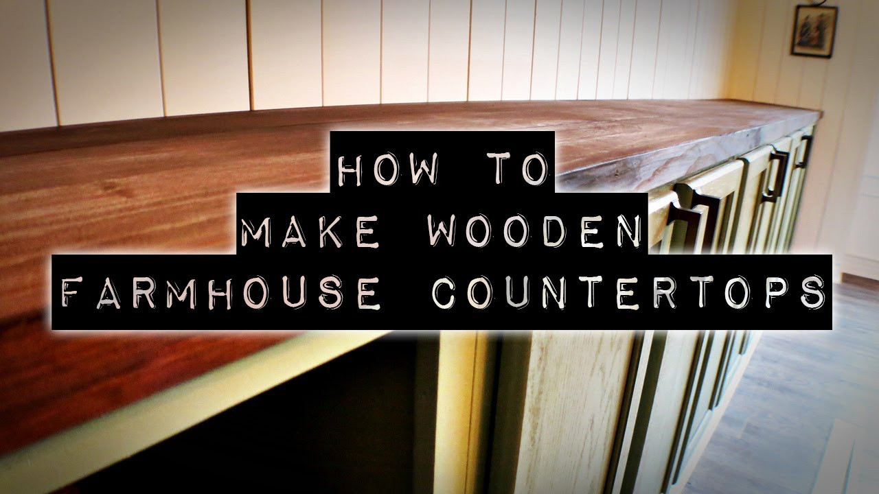 Wood Plank Countertops DIY
 How To Make DIY Wooden Countertops