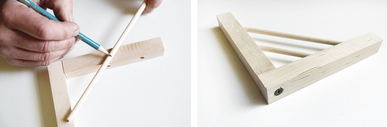 Wood Shelf Bracket DIY
 DIY Modern Wood Shelf Brackets