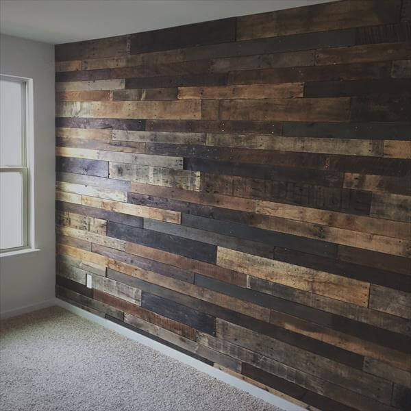 Wood Wall DIY
 DIY Rustic Pallet Wood Wall