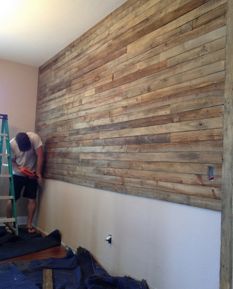 Wood Wall DIY
 Pallet Wall Project