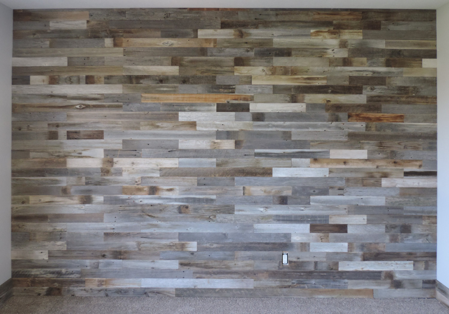 Wood Wall Paneling DIY
 Reclaimed Wood Wall Paneling DIY asst 3 inch boards by