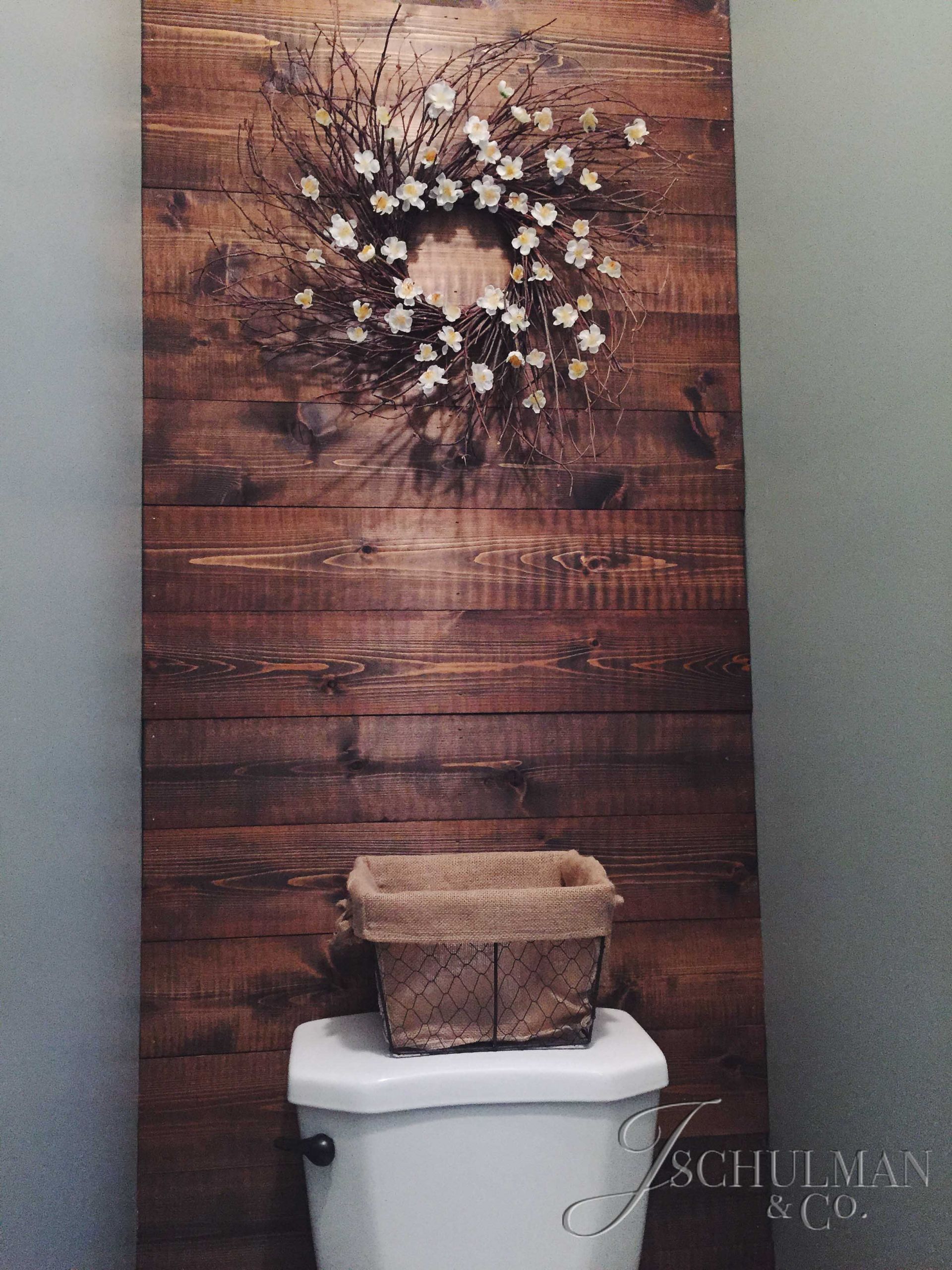 Wood Wall Paneling DIY
 DIY Wood Panel Bathroom Accent Wall – J Schulman & Co