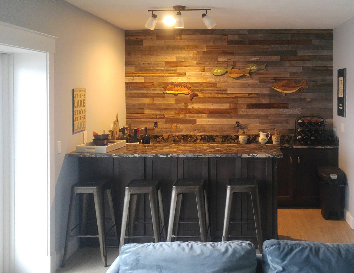 Wood Wall Paneling DIY
 Reclaimed Wood Wall Paneling DIY assorted 3 inch boards
