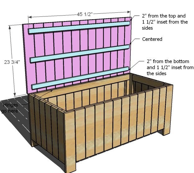 Wooden Bench With Storage Plans
 Sany wildan Woodworking projects storage