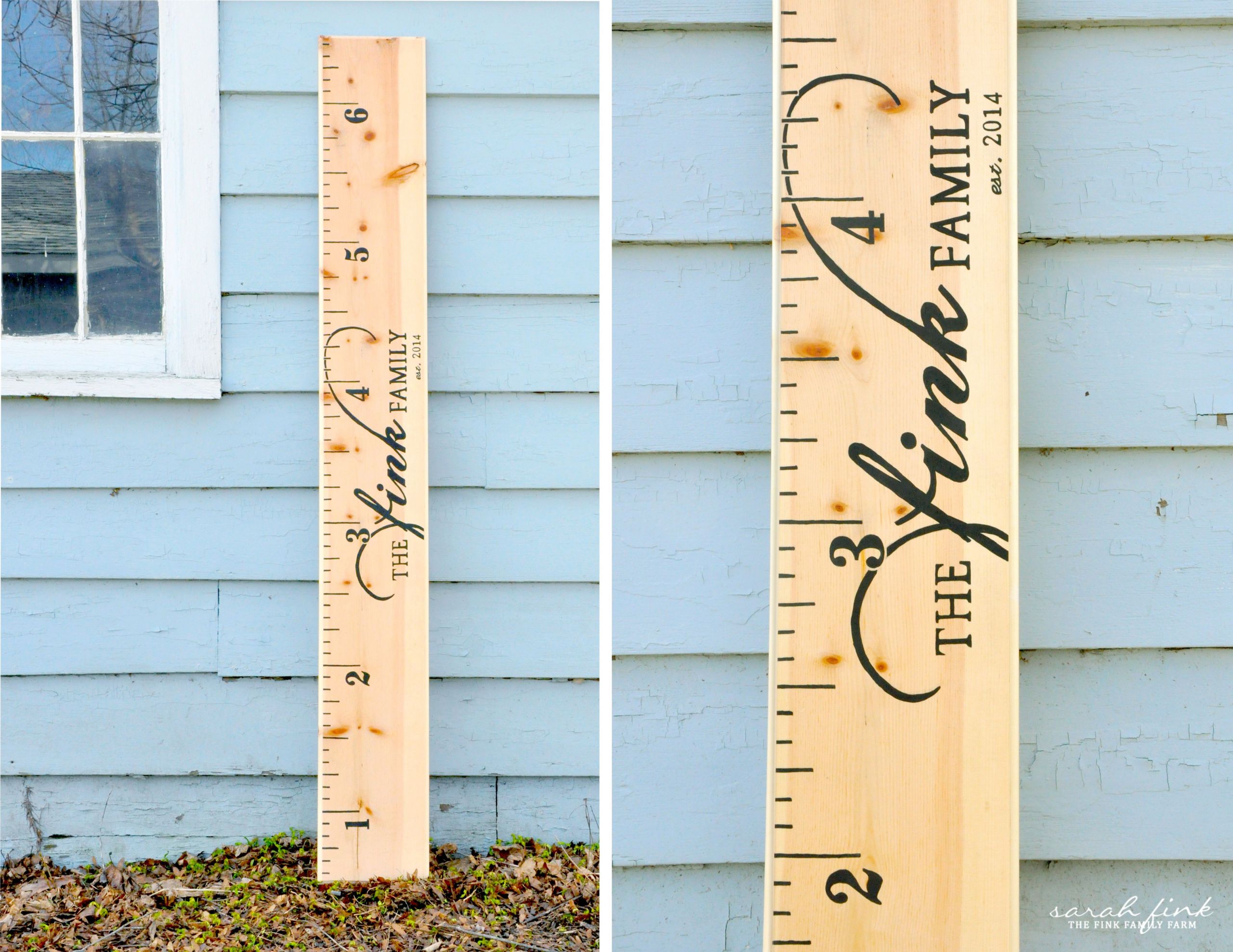 Wooden Ruler Growth Chart DIY
 DIY Ruler Growth Chart Tutorial with Printable