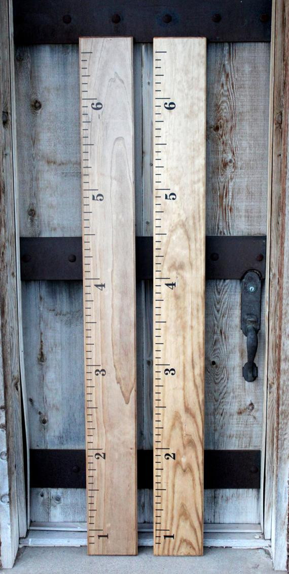 Wooden Ruler Growth Chart DIY
 DIY Growth Chart Ruler Vinyl Decal Kit Traditional style