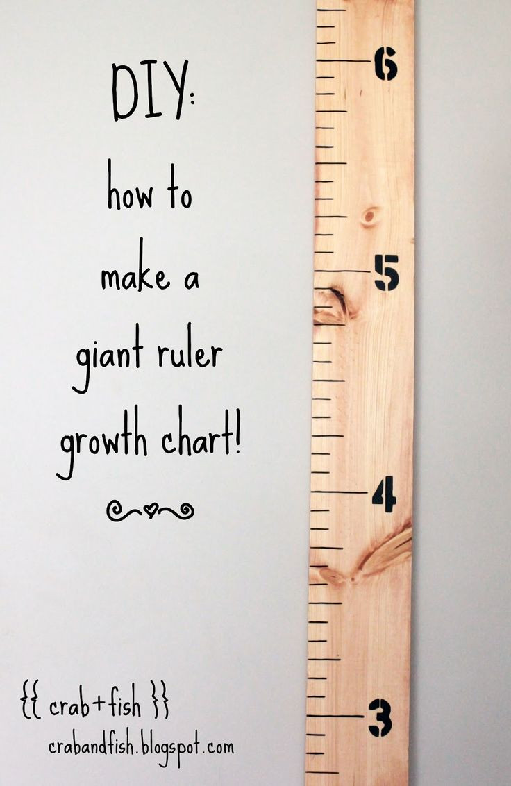 Wooden Ruler Growth Chart DIY
 Pin on Snidugt