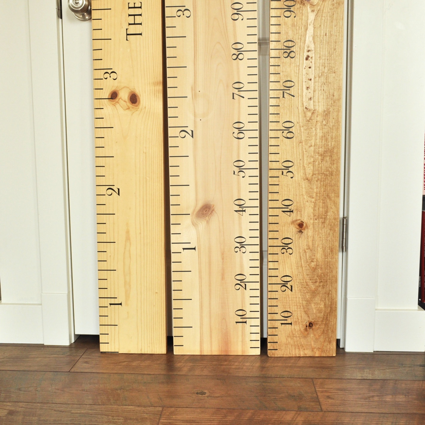 Wooden Ruler Growth Chart DIY
 Ruler Growth Chart Kit DIY Project Oversized Wood Ruler