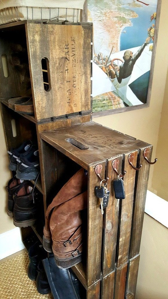Wooden Shoe Rack DIY
 Love My Simple Home